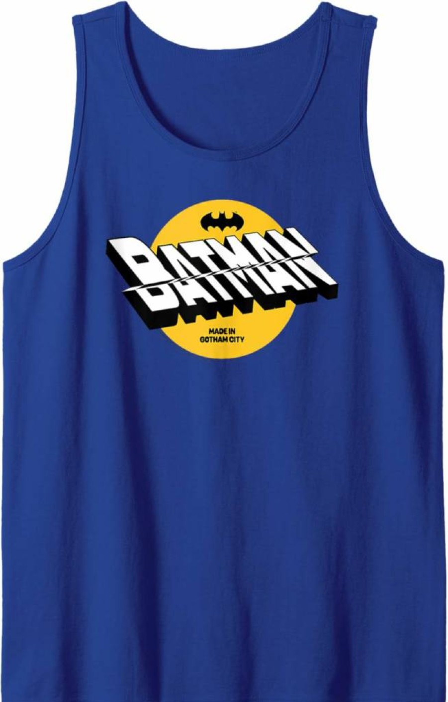 Amazon Essentials DC Comics Batman Graphic Logo Men's Tank Top