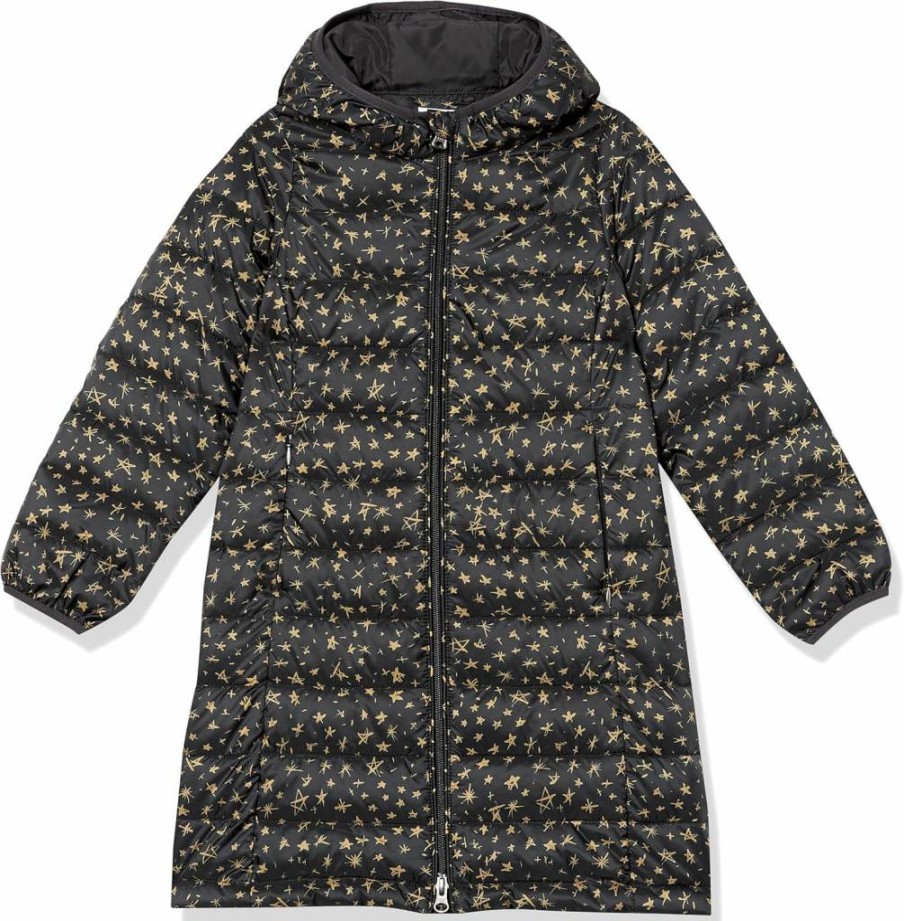 Amazon Essentials Girls & Toddlers Lightweight Hooded Puffer Jacket for Cold Weather