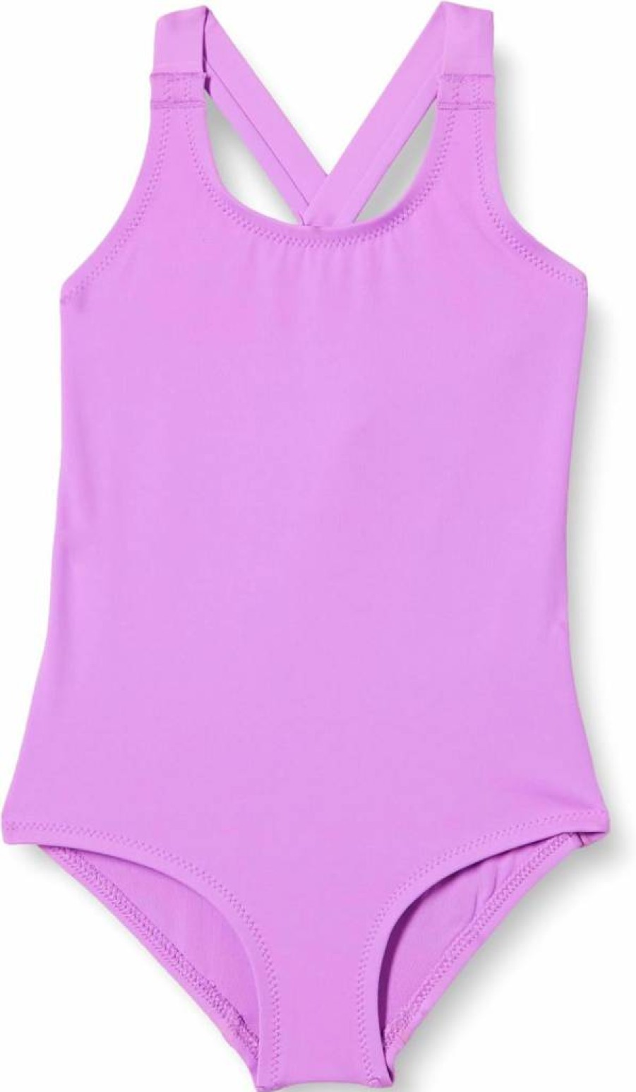 Amazon Essentials Girls' Cross-Back One-Piece Swimsuit for Toddlers - Comfortable & Stylish Swimwear