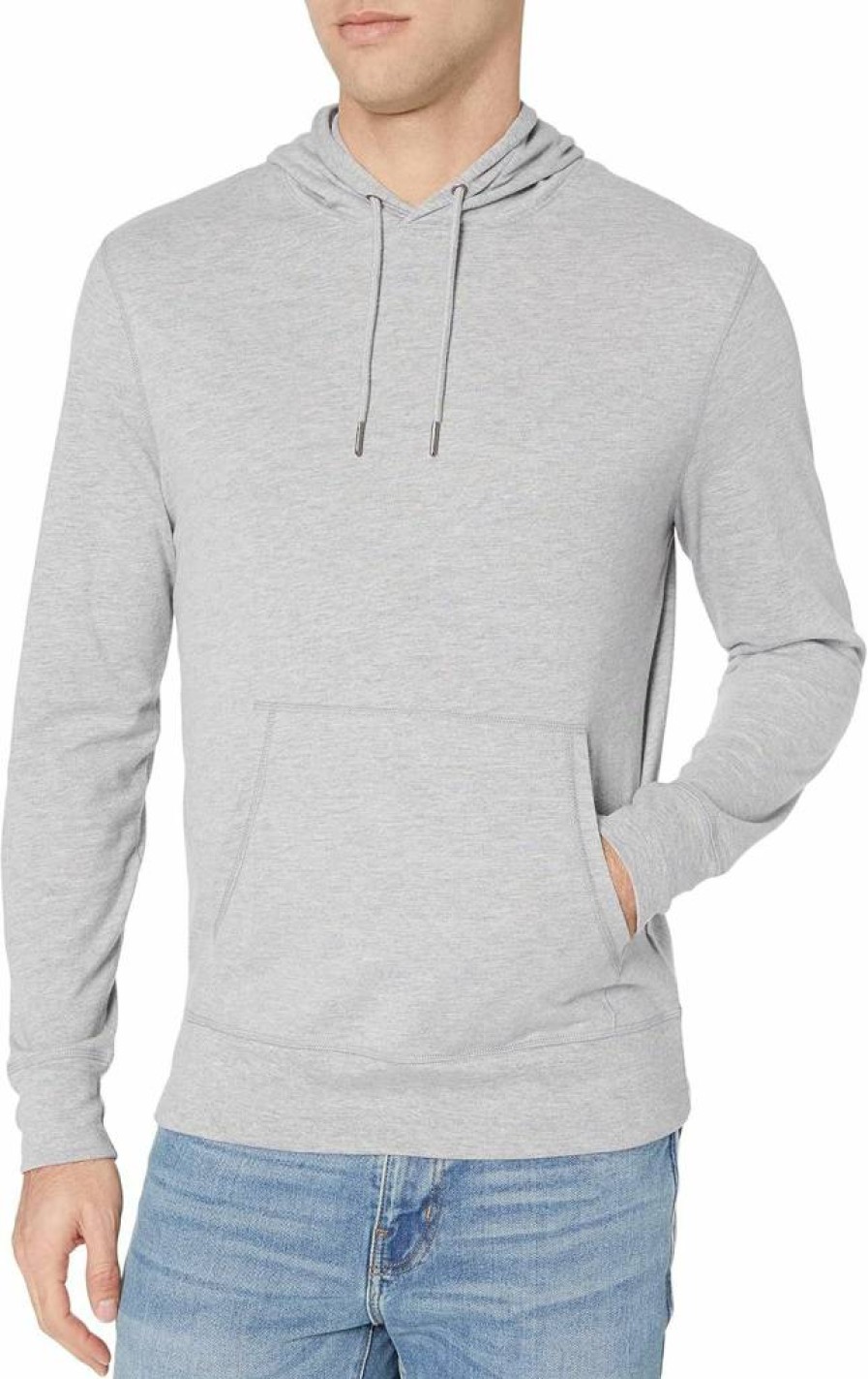 Amazon Essentials Men's Lightweight Jersey Pullover Hoodie - Soft Casual Comfort Fit Sweatshirt