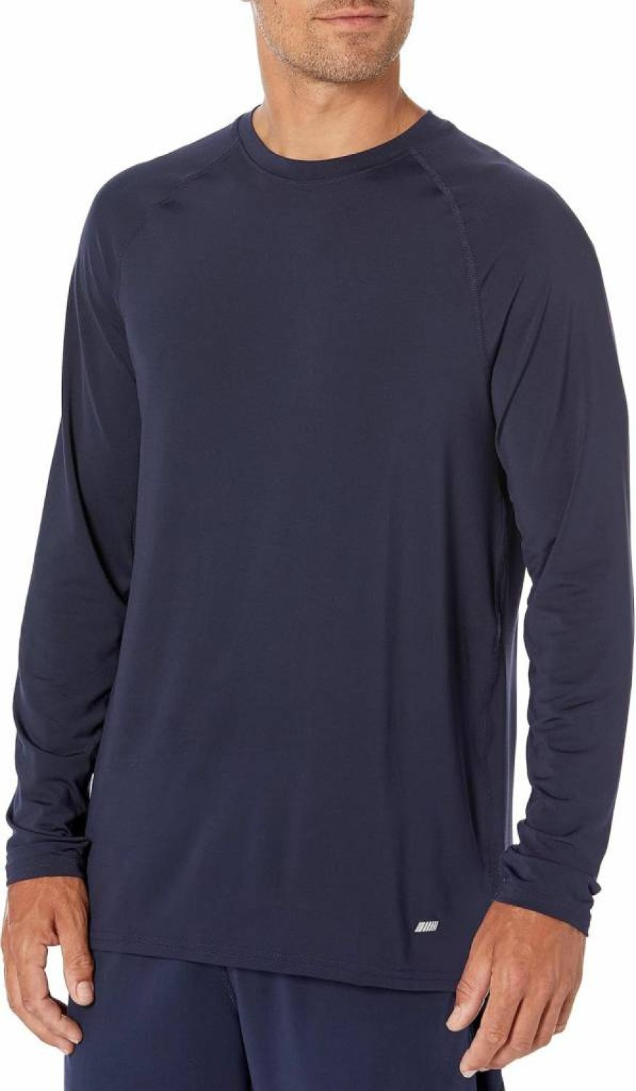 Amazon Essentials Men's Big & Tall Quick-Dry Active Long-Sleeve Tech Stretch T-Shirt - Lightweight Performance Workout Top