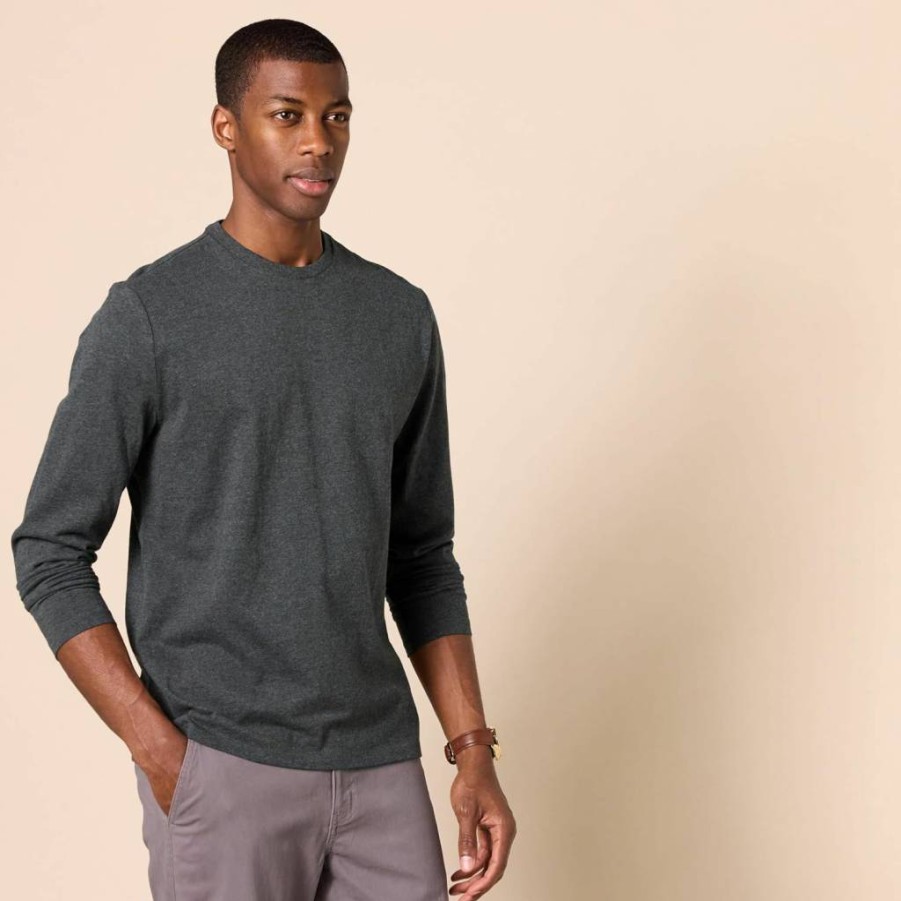 Amazon Essentials Men's Slim-Fit Long Sleeve Shirt - Pocket & No Pocket Options