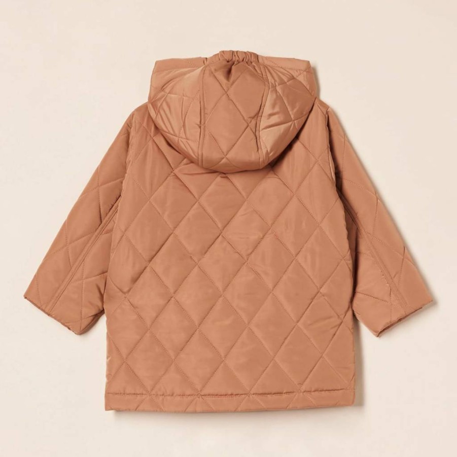 Amazon Essentials Kids' Quilted Winter Jacket for Boys & Girls, Warm Long Puffer Coat for Toddlers & Children