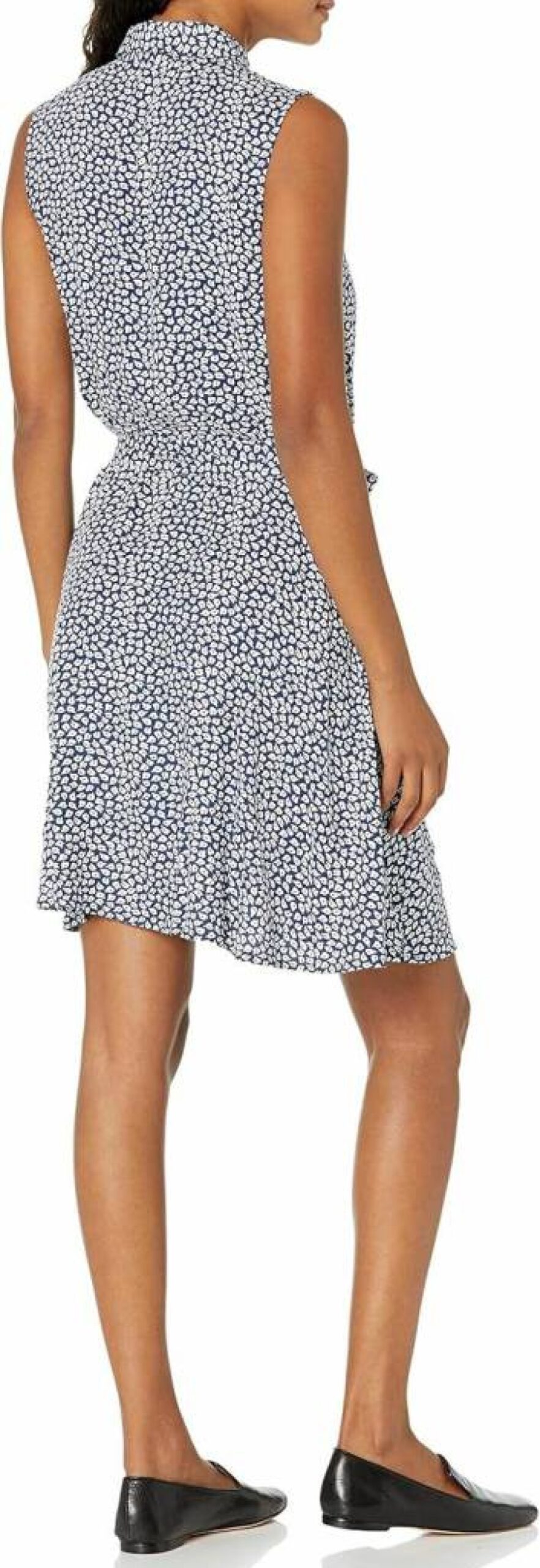Amazon Essentials Women's Casual Sleeveless Woven Shirt Dress - Relaxed Fit Summer Dress