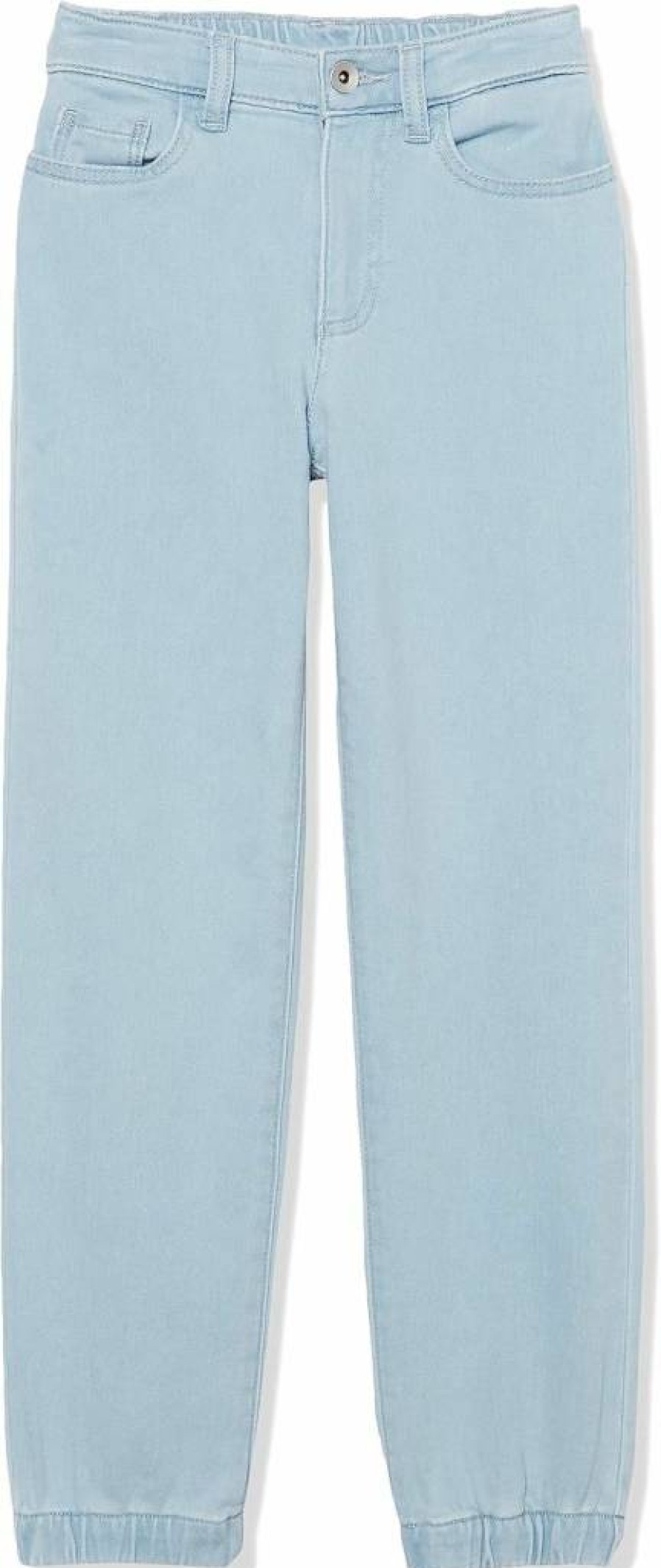 Amazon Essentials Boys' Pull-On Stretch Denim Jogger Pants for Toddlers - Comfortable Casual Playwear