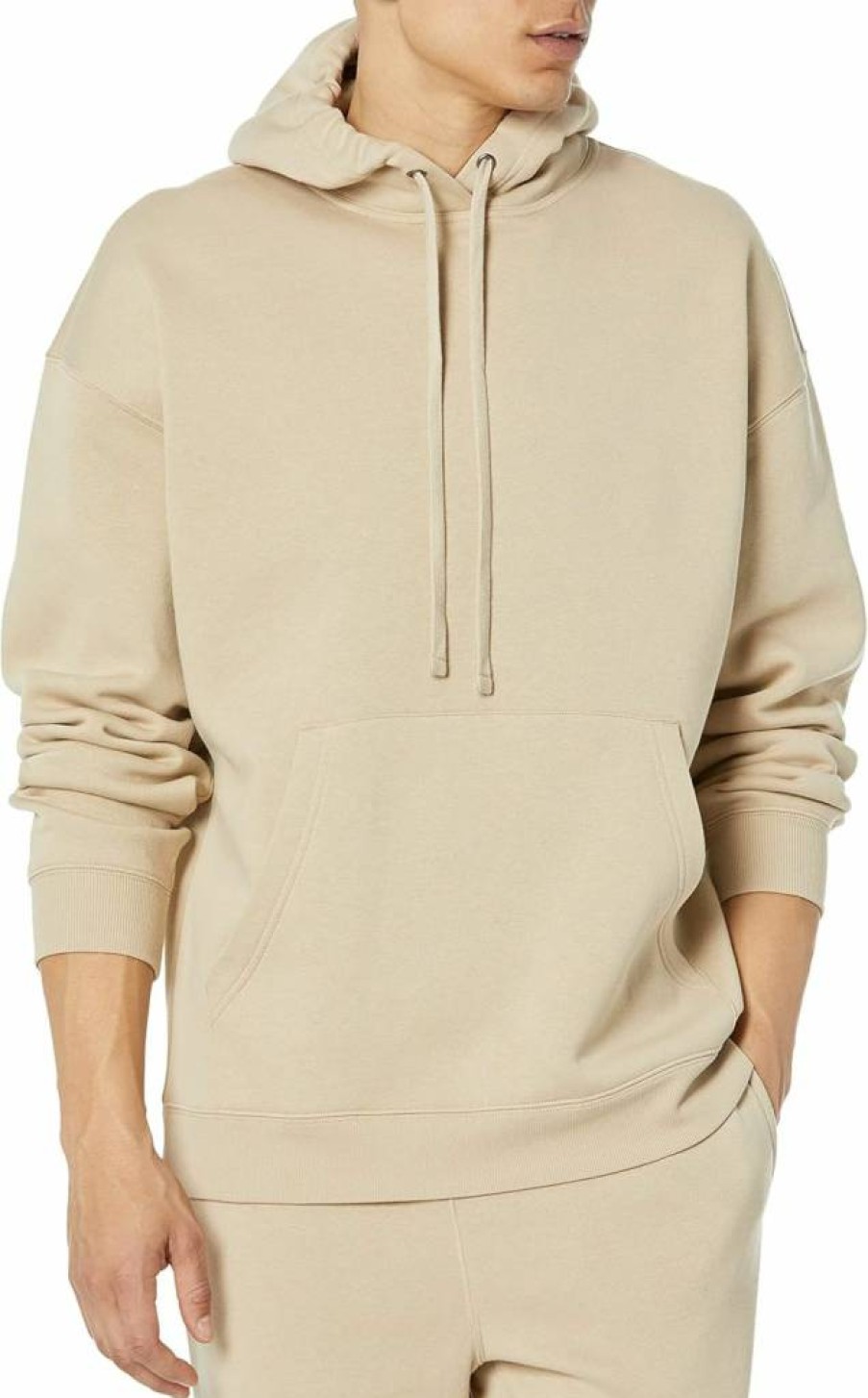 Amazon Essentials Men's Big & Tall Oversized Fit Hooded Sweatshirt - Comfortable Casual Pullover Hoodie