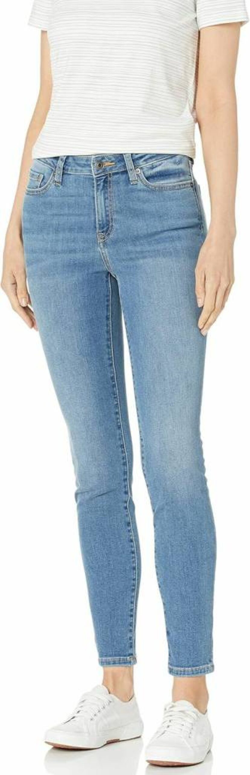 Amazon Essentials Women's Stretch Skinny Jeans - Mid-Rise Comfort Fit Denim Pants for Everyday Wear