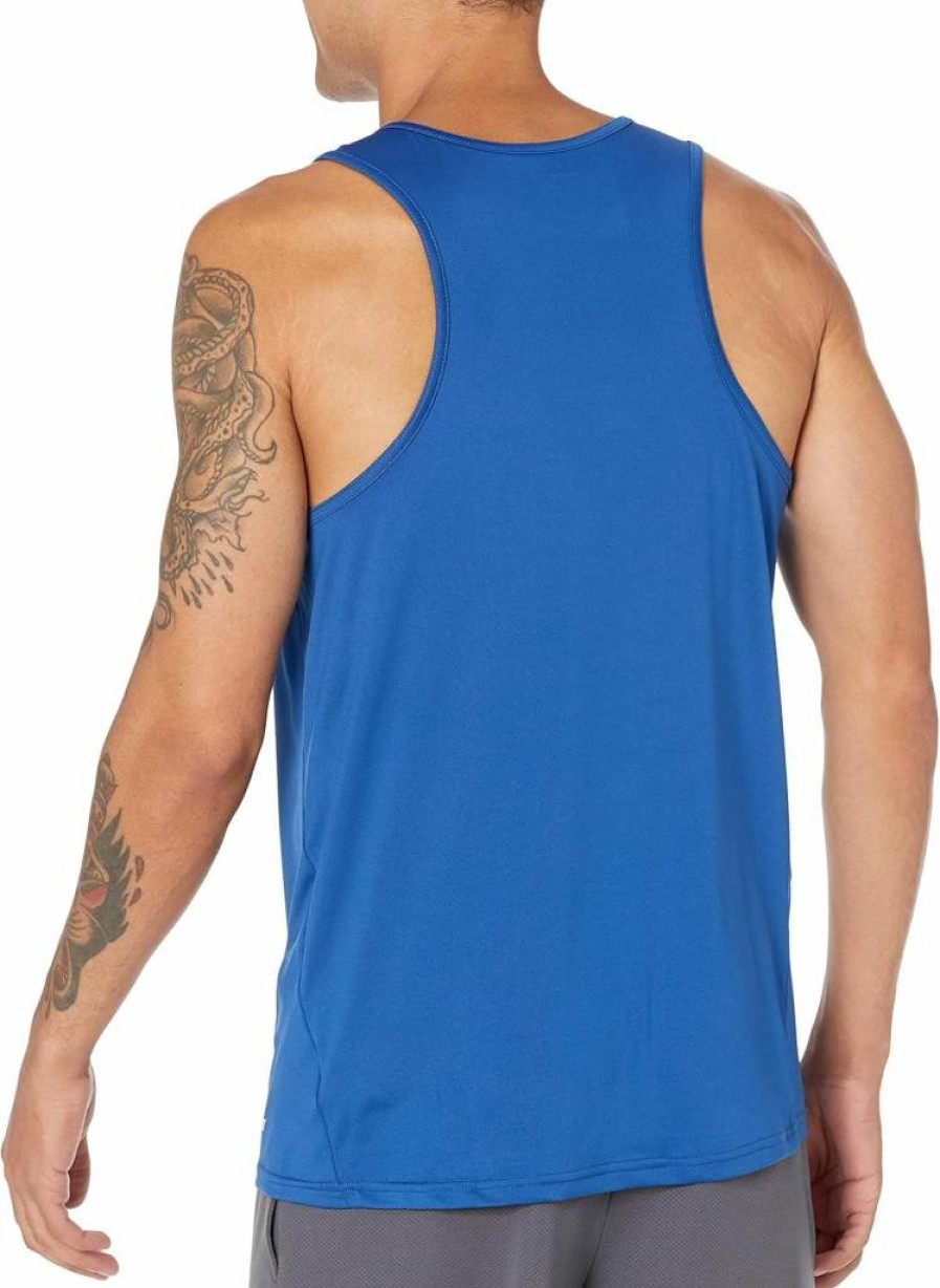 Amazon Essentials Men's Quick Dry Active Workout Tank Top - Lightweight, Stretch Tech Fabric for Gym & Training