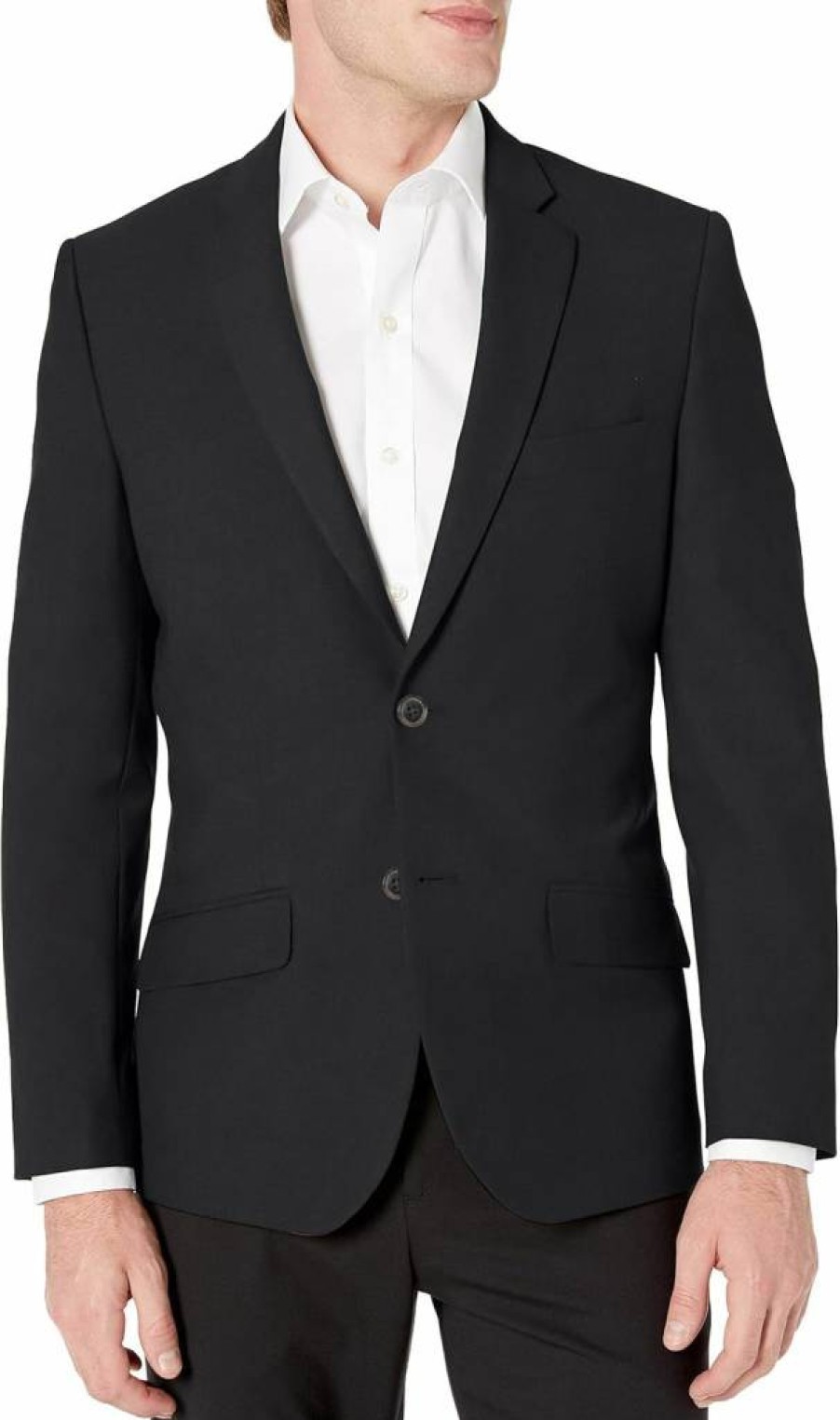 Amazon Essentials Men's Slim-Fit Stretch Blazer - Long Sleeve Button-Down Office Jacket for Business Casual Wear