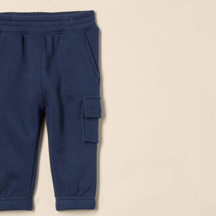 Amazon Essentials Baby Boys' 2-Pack Comfortable Cargo Joggers, Soft Casual Pants with Pockets