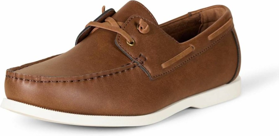 Amazon Essentials Men's Breathable Slip-On Boat Shoes for Comfort & Style