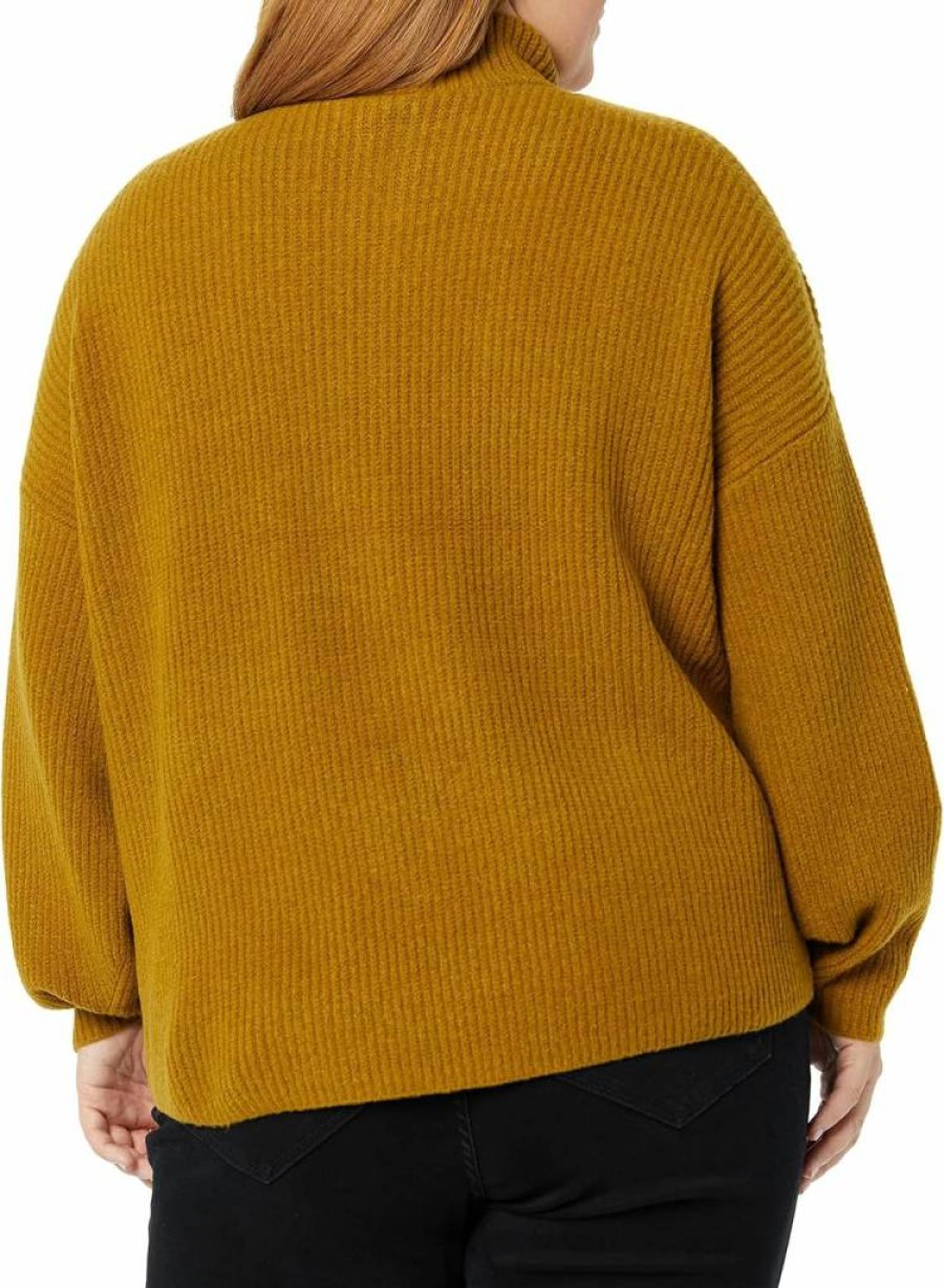 Amazon Essentials Women's Casual Stretch Half-Zip Polo Collar Sweater, Mid-Gauge Knit, Dressy & Comfortable