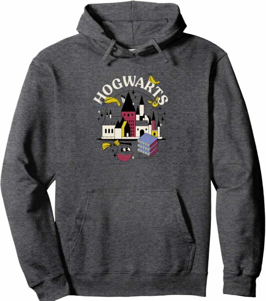 Amazon Essentials Harry Potter Hogwarts Castle Graphic Pullover Hoodie Sweatshirt
