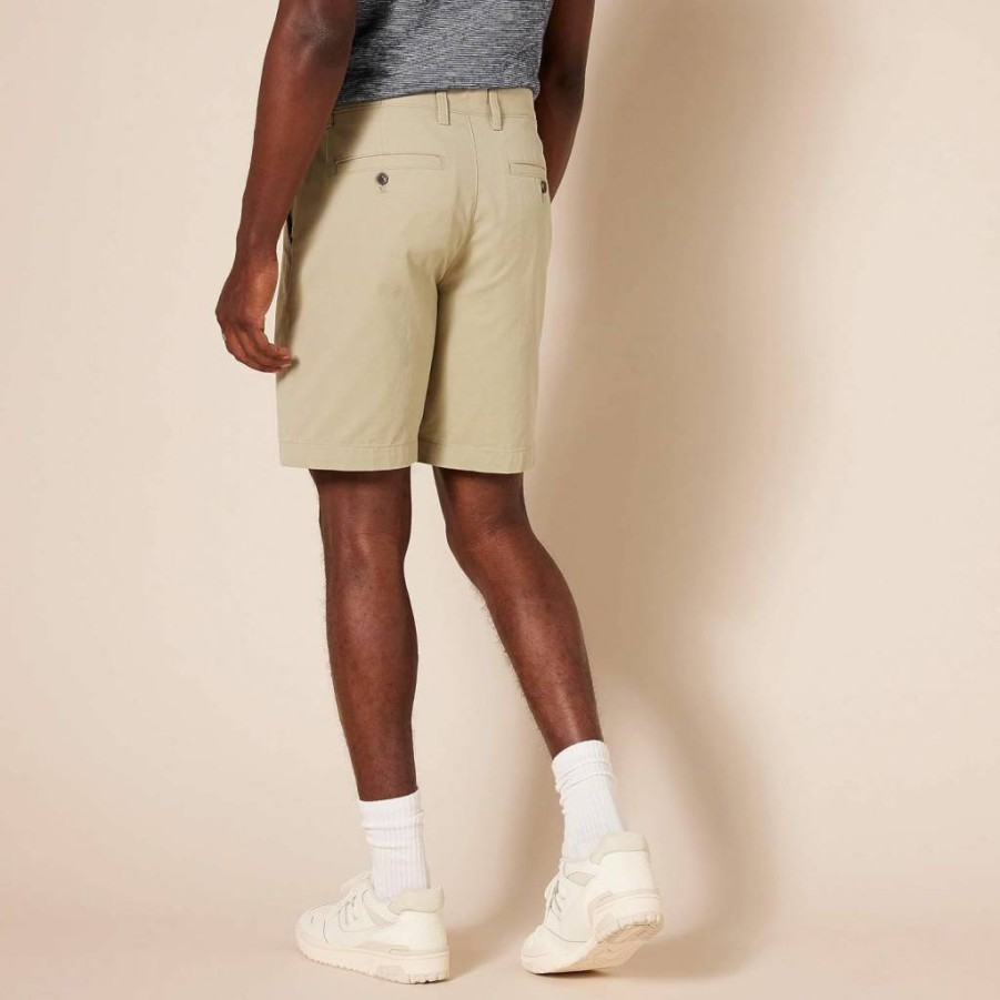 Amazon Essentials Men's Slim-Fit 9-Inch Chino Shorts for Casual Comfort