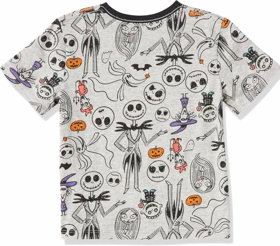 Amazon Essentials Boys' & Toddlers' Marvel & Star Wars Graphic Short-Sleeve V-Neck T-Shirts, 4-Pack