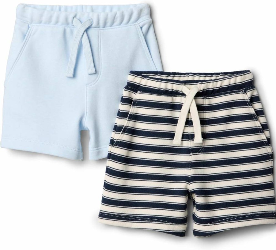 Amazon Essentials Baby Boys' Soft Pull-On Knit Shorts 2-Pack - Comfortable Toddler Shorts for Play & Everyday Wear