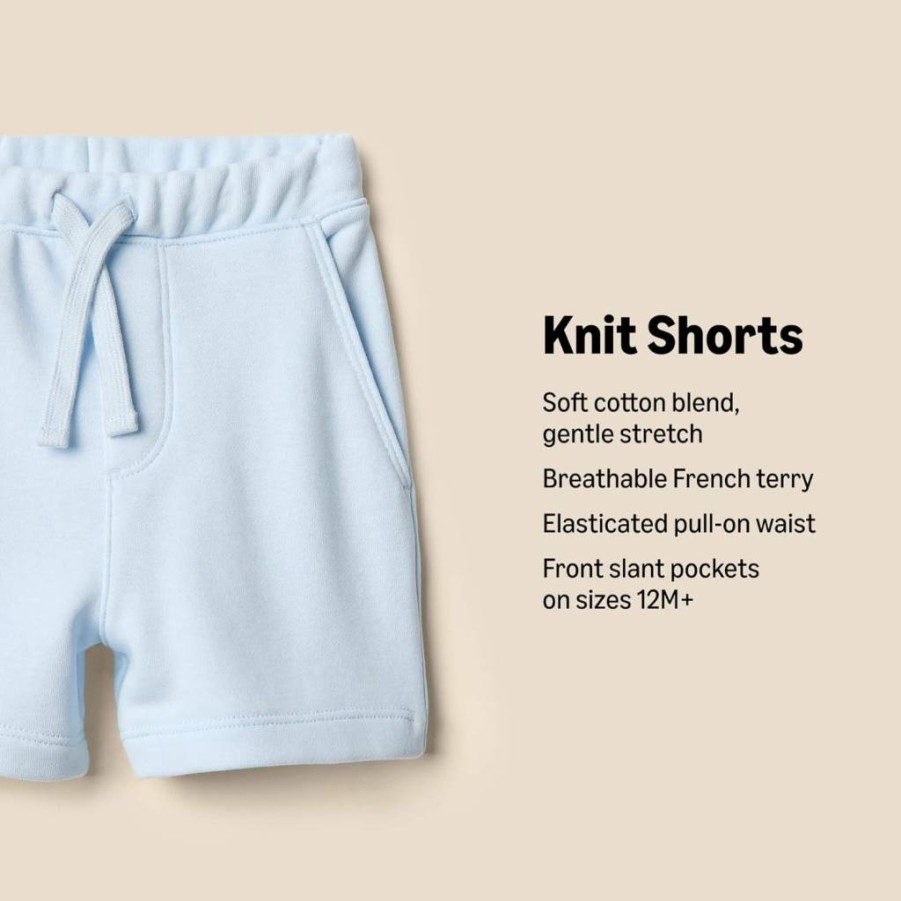 Amazon Essentials Baby Boys' Soft Pull-On Knit Shorts 2-Pack - Comfortable Toddler Shorts for Play & Everyday Wear