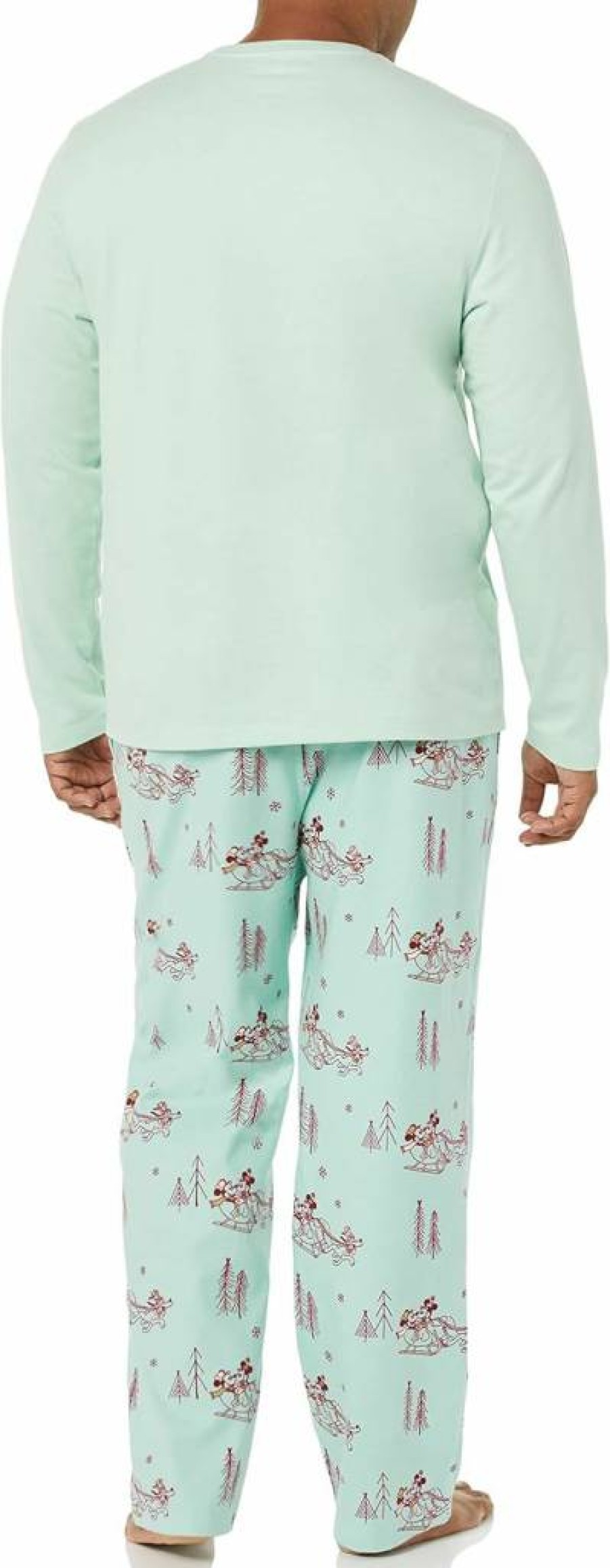 Amazon Essentials Men's Marvel & Star Wars Licensed Flannel Pajama Set - Disney Sleepwear