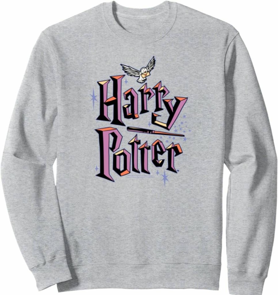 Amazon Essentials Harry Potter Licensed Purple Graphic Hoodie Sweatshirt
